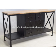 Métal industriel Urban Loft Buffet moderne